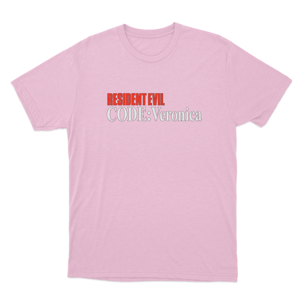 Code Veronica Classic Logo Unisex T Shirt Pink Code Veronica Classic Logo Unisex T Shirt Pink