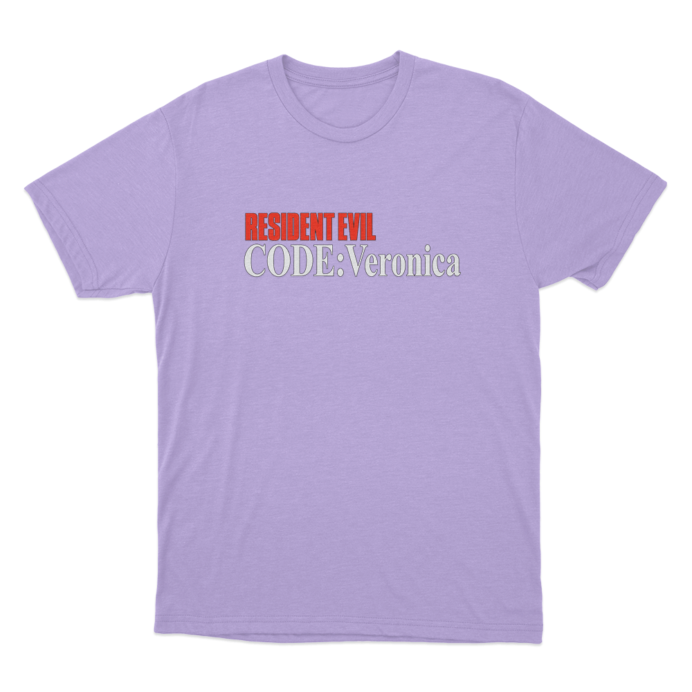 Code Veronica Classic Logo Unisex T Shirt Purple Code Veronica Classic Logo Unisex T Shirt Purple