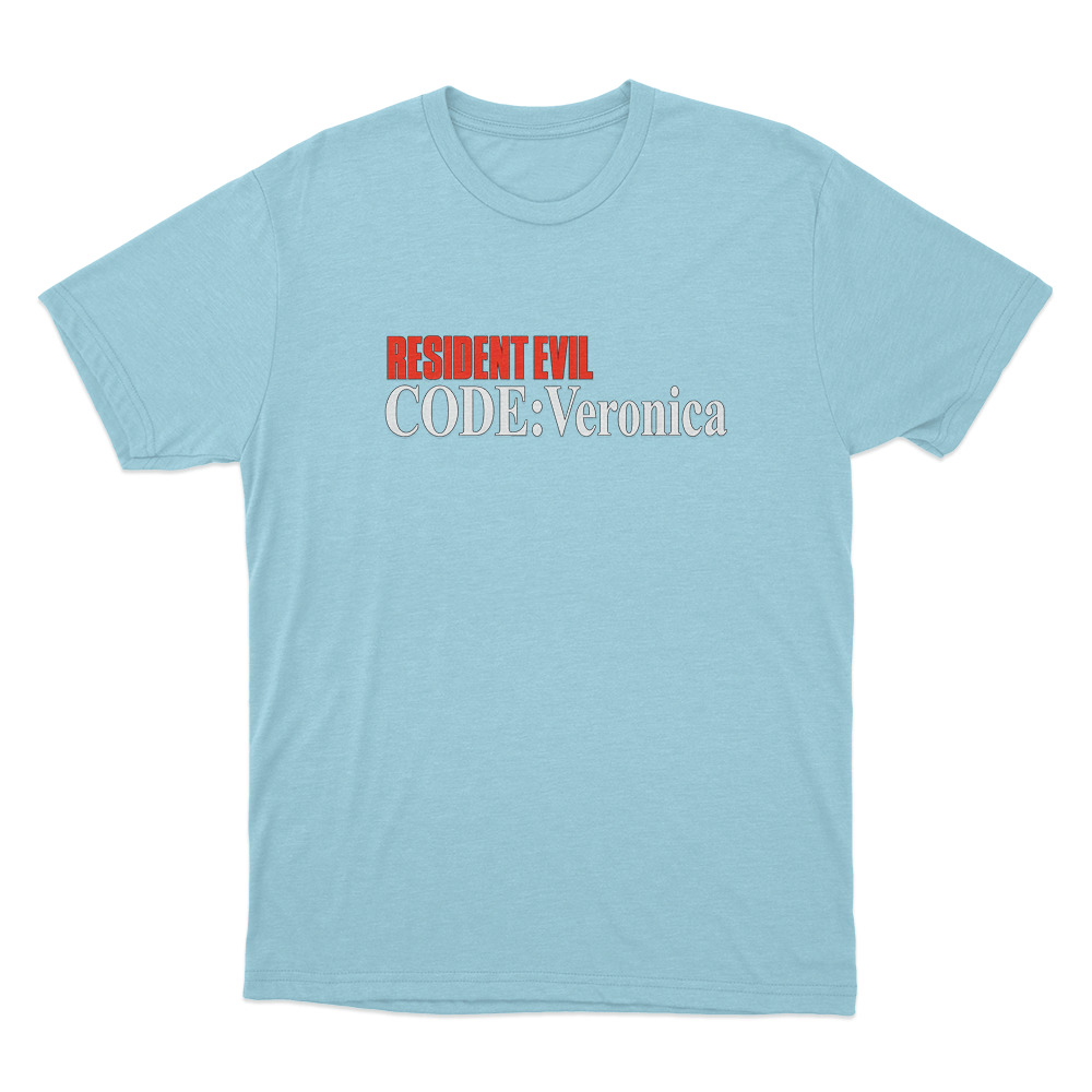 Code Veronica Classic Logo Unisex T Shirt Sky Blue Code Veronica Classic Logo Unisex T Shirt Sky Blue